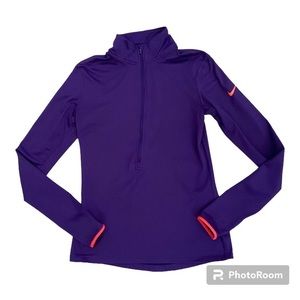 Nike Pro Dri-Fit Royal Blue (Purplish) Half Zip Pullover Size Medium
